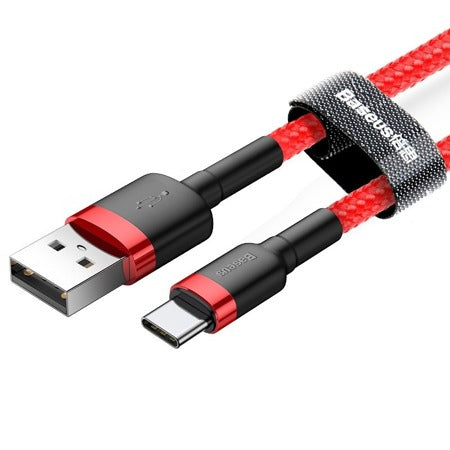 Cable USB Tipo C Reforzado Carga Rápida Uso Rudo 3Metros