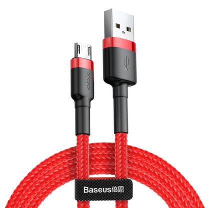 Cable Micro Reforzado Carga Rápida Uso Rudo 1 Metro-Rojo