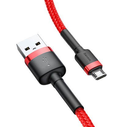 Cable Micro Reforzado Carga Rápida Uso Rudo 1 Metro-Rojo