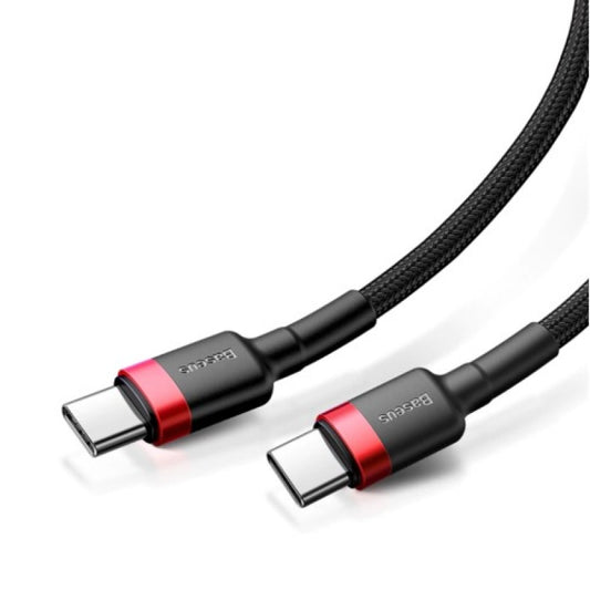 Cable Tipo C 3a - Pd Uso Rudo Reversible Carga Rápida 1metro