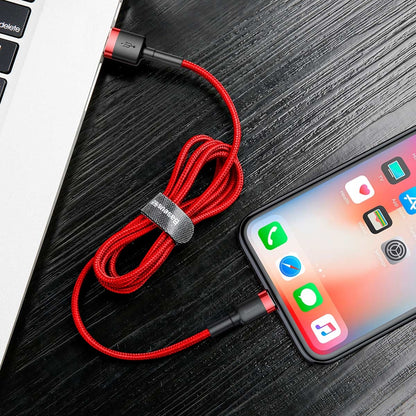 Cable Lightning Reforzado Carga Rápida 2 Metros