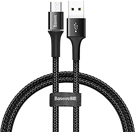 Cable Led Micro Reforzado Carga Rápida 3a Uso Rudo 1 Metro