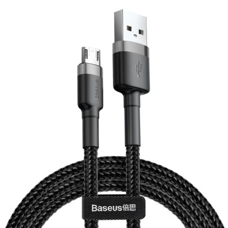Cable Micro USB Reforzado Carga Rápida Uso Rudo 3 Metros