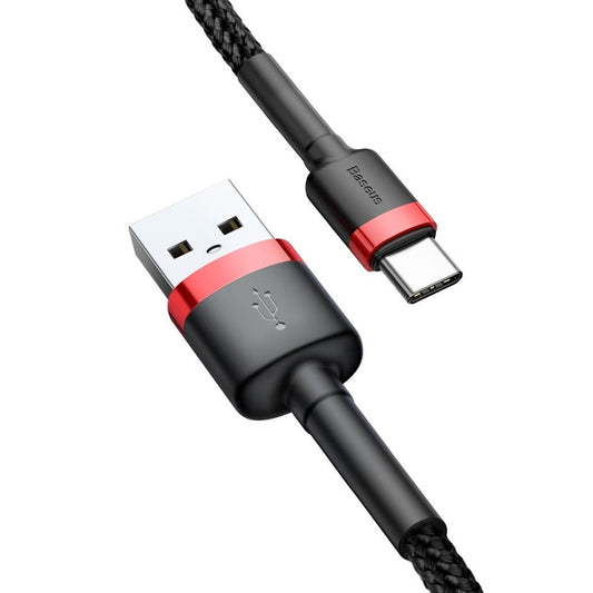 Cable USB Tipo C Reforzado Carga Rápida Uso Rudo 3Metros